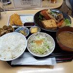 食工房まほろば - 金目の煮付け定食1400円