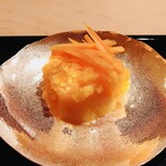 日本料理山崎 - カキのデザート