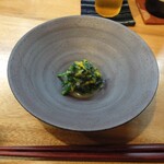 Kisetsuryouri Amane - 菊菜と黄菊の煮浸し