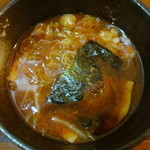 味の天徳 - つけ汁アップ♪