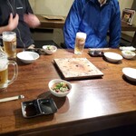 ホルモンさわ - お通しは韓国風もつ煮込みです〰️‼️