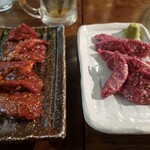 ホルモンさわ - ハラミを塩とたれで