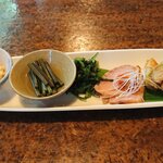 うずら家 - 山の幸盛り合わせその1