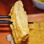 そば屋 長森 - 「玉子焼き」食べますところです(12/8UP)