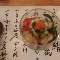 和食 おの寺 - 白子と海老ポン酢