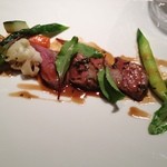 オーベルジュ・ド・リル - 仔羊のエギュイット　タイム風味のマデールソース　菜園風