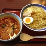 優勝軒 - 唐辛子つけ麺  大盛