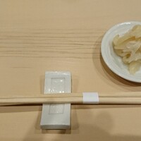鮨処 つく田 - 甘くないさっぱりスッキリしたガリがイイ感じ☆