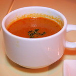 マーチングリル - 全てのバーガーに本日のスープカップがついています。