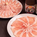 Kagoshima Kurobuta Shabushabu Mizuno - ロース、バラ肉