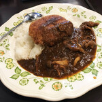 珈琲艇キャビン - ミンチカツカレー（1,300円）