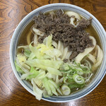 Takekawa Udon - 肉うどん中（500円）1