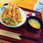 Ajidokoro Muraki - えび天丼 ご飯半量