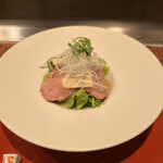 土肥亭 - 鴨のサラダ