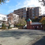 お料理ひろせ - 隣の公園。桜の名所でもあるロックファン知る人ぞ知る巡礼地。