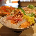 Sannomiya Sushi Ebisu - スシエビスの海鮮丼(1,100円)