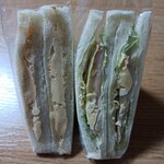 むつみ堂 - タマゴサンドとタマゴハム野菜サンド