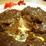 コション - ハンバーグの断面