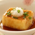 Delicious deep-fried tofu
