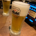 Sumibiyaki Himono Teishoku Shinpachi Shokudou - 生ビールは150円