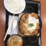 かつや - 親子カツ煮定食