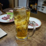 スタミナ苑 - ウーロンハイ・メガサイズ♪