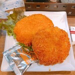 立ち飲み居酒屋ラクミ - エビカツ＆コロッケ