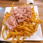 立ち飲み居酒屋ラクミ - カレースパ　コンビーフ乗せ