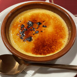 ビストロ ピエロ - クレームブリュレ、とても素敵な甘味です！