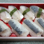 シーフードショップ SKIPP - ほっかぶり寿司(鰯と鯖)