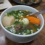 スタミナ苑 - 野菜スープ