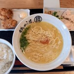 Ramen Ichi Nomiya Tori Paitan Torijin - ランチCセット(元味、唐揚げ、ライス)