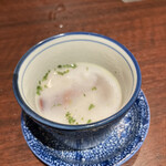 宮古牛焼肉 玉城 - 紫芋のスープ