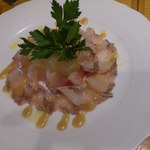 トラットリアドーニ - 真鯛のカルパッチョ