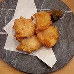 駅下のみぜん - 名物！鶏天・５８３円