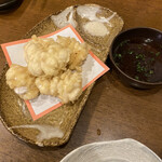 晴海 - 白子ポン酢か焼きのところ天ぷらもしてくれる