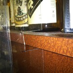 鶴亀 - 日本酒「鶴亀」もあります(2021年11月19日撮影)