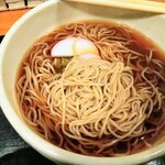 Yamano Ya - かけそば（650円）︰麺リフトアップ