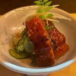 季節料理 よし野 - お通し（うざく）