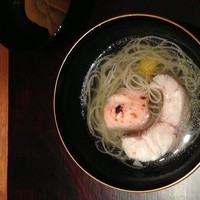 神楽坂 石かわ - 焼き白子と素麺