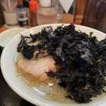中華蕎麦 春馬 - 岩海苔だらけ〜✨✨✨