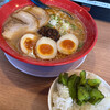 横浜家系ラーメン春樹 - えび豚骨味噌拉＋味付け玉子＋ライス