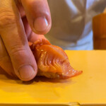 鮨駒 - 赤貝お待ち！