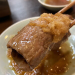 赤坂 らいもん - 大根おろしと醤油ベースのタレでいただきます