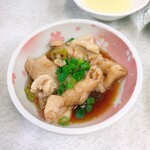 ゆたか食堂 - 鶏皮ポン酢