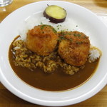 カレー屋 小松 - クリームコロッケカレー【2012/12/0*】