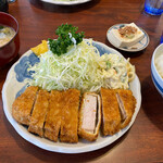 Tsukasa - 140gロースカツ定食。1,050円也。