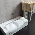 menya 787 - テーブル席の卓上