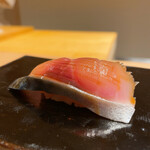 鮨てんび - おまかせコース5500円 しめ鯖