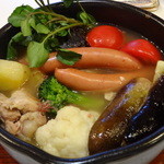 ビストロ茶葉蘭 - ポトフ風野菜に煮込み